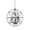 Maxim Lighting Orbit 3-Light 12" Wide Anthracite / Polished Nickel Pendant Light 25140ARPN - alternate 3